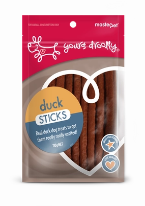 Yours Droolly - Duck Sticks Dog Treat (110g)