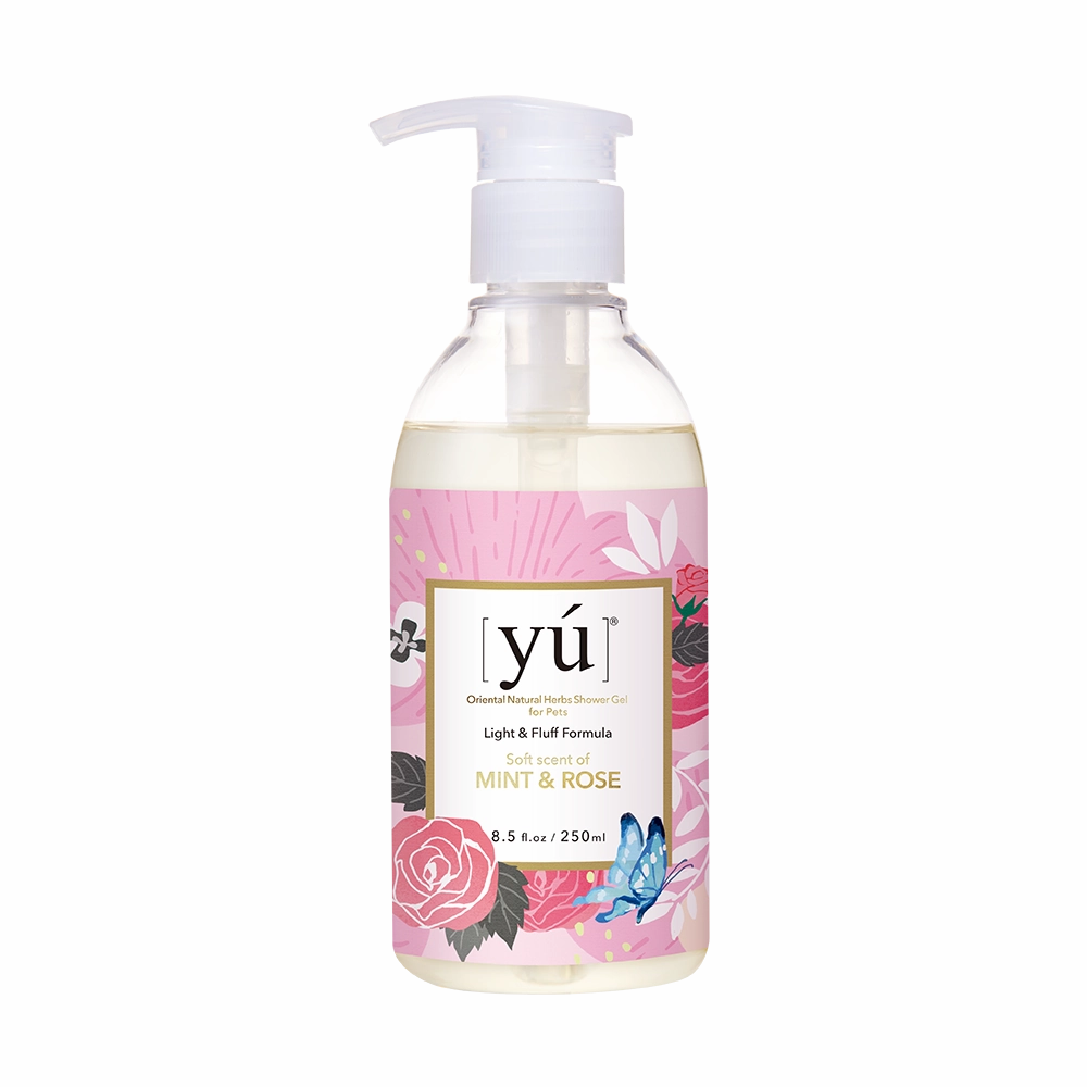 Yu Oriental Natural Herbs Shower Gel Mint & Rose for Cats & Dogs 250ml