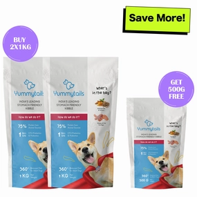 Yummytails Chicken and Fish Premium Adult Medium and Large Dog Dry Food