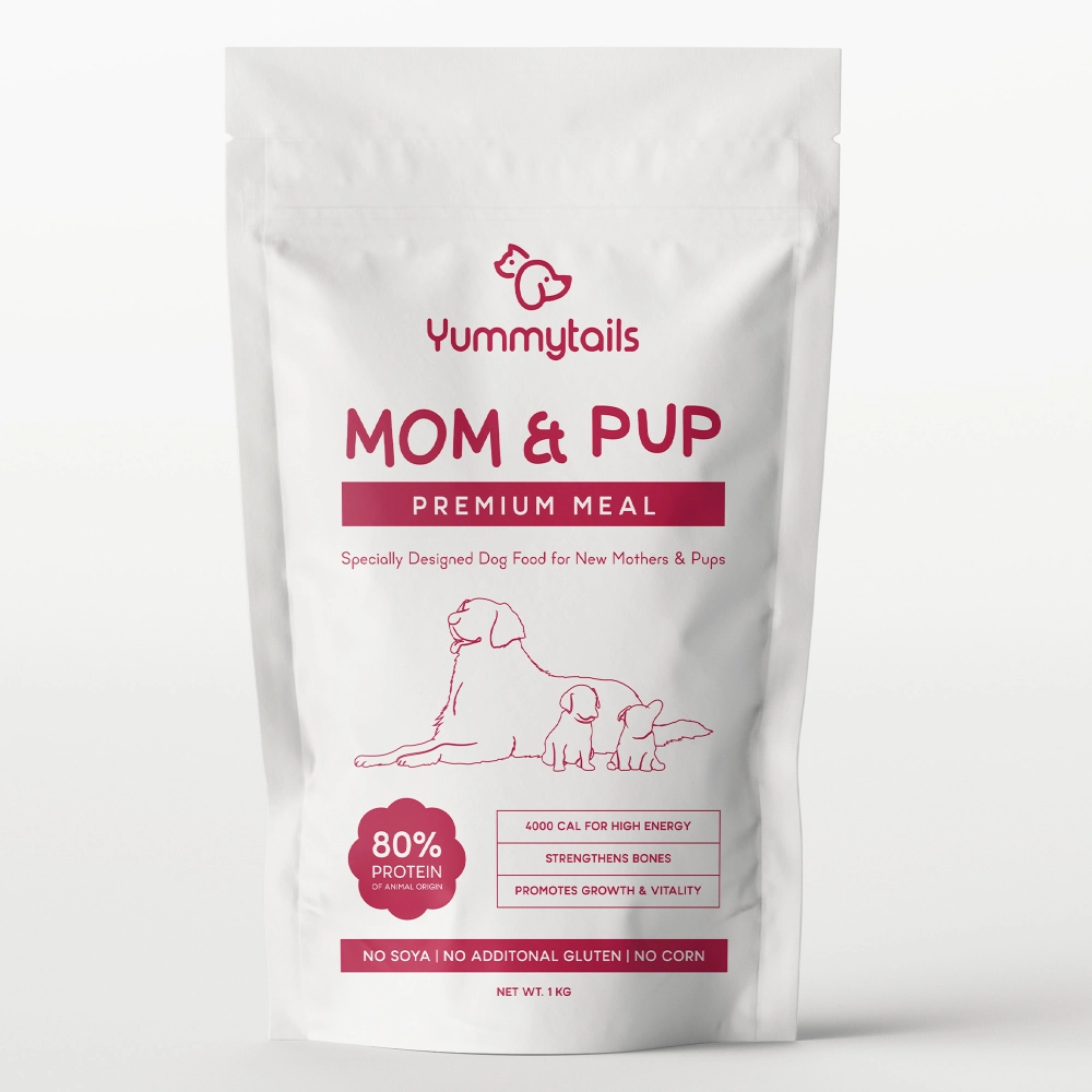 Yummytails Super Premium Mother and Puppy Dry Food | Chicken & Fish Flavor | Corn and Soya Free Formula