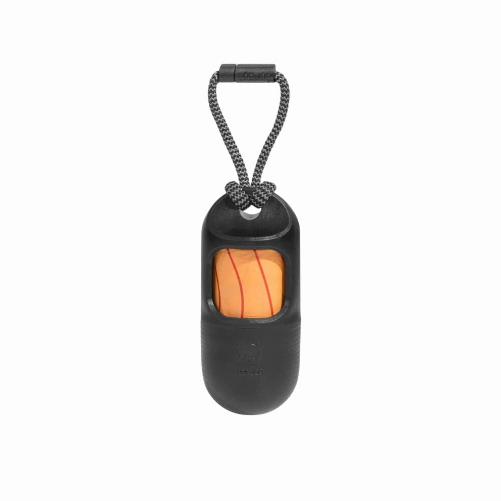 Zee.Dog Poop Bag Dispenser Black   1roll