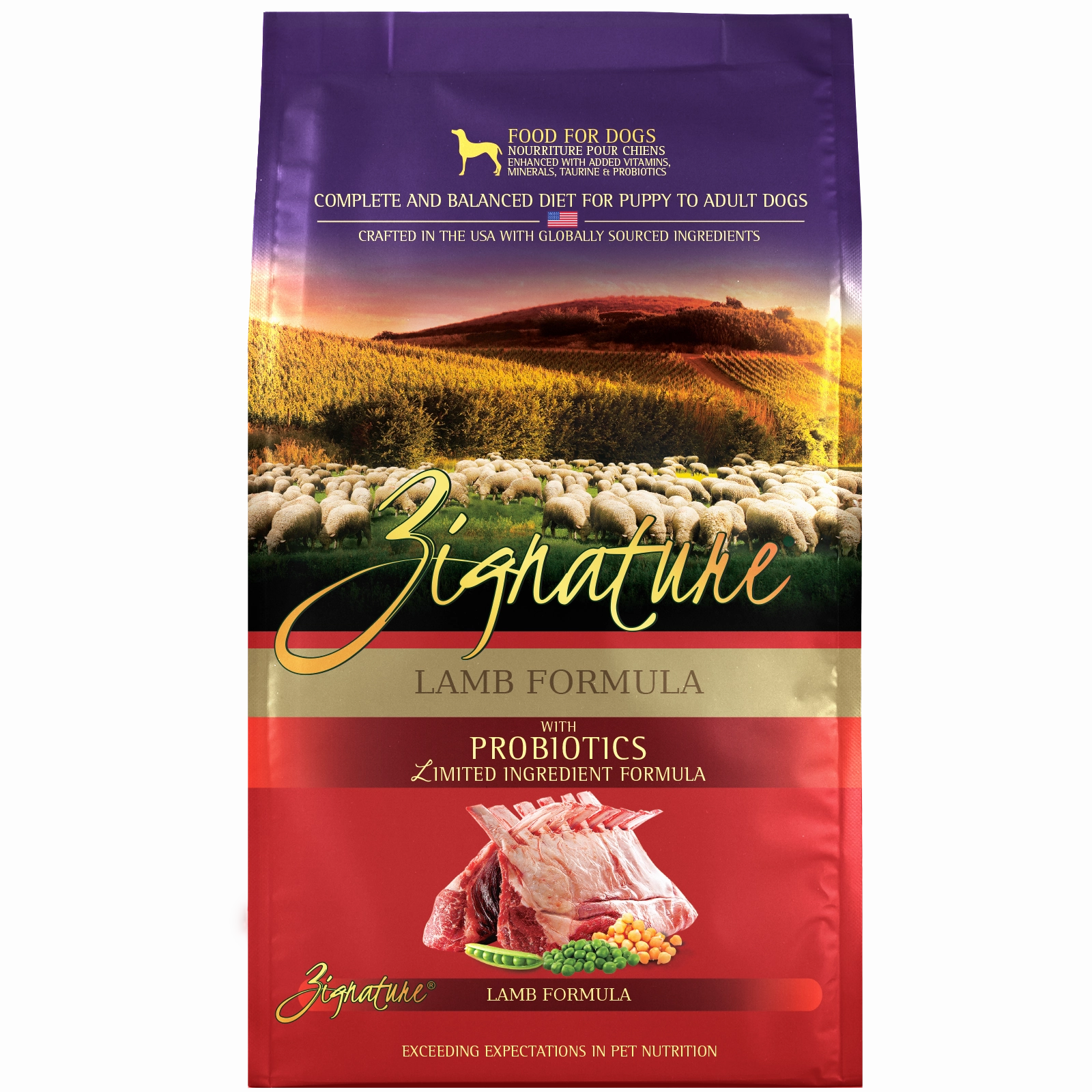 Zignature Lamb Formula Dry Dog Food, 4lb