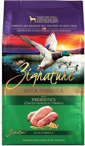 Zignature Limited Ingredient Diet Grain Free Duck Recipe Dry Dog Food
