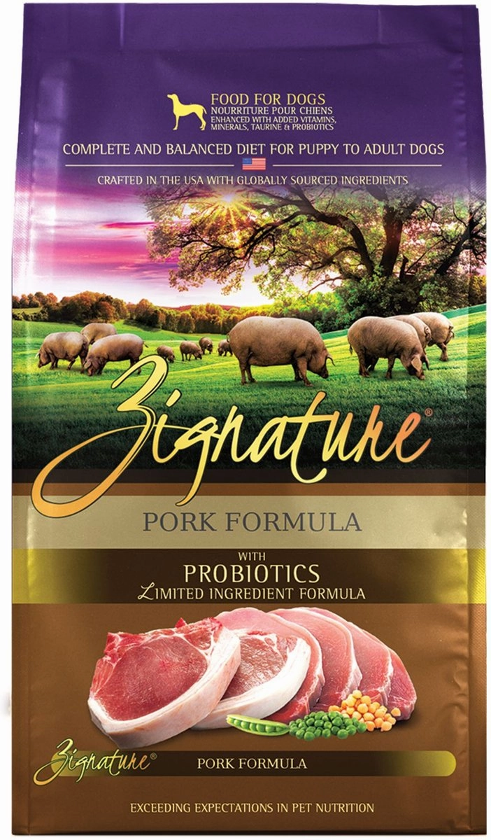 Zignature Limited Ingredient Formula Grain Free Pork Dry Dog Food