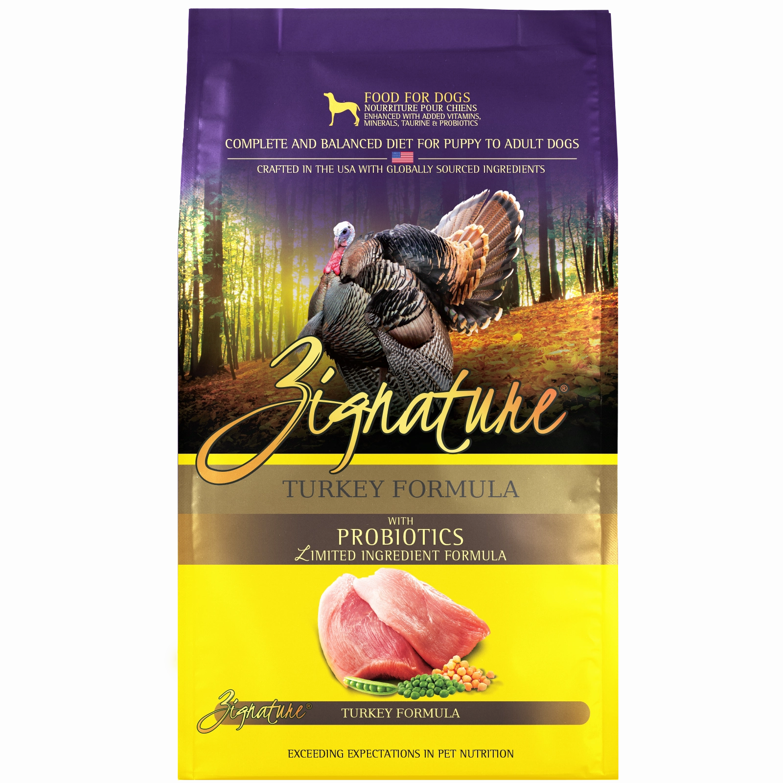 Zignature Turkey Formula Dry Dog Food, 4lb