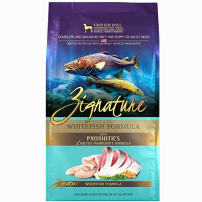Zignature Whitefish Formula Dry Dog Food, 4lb
