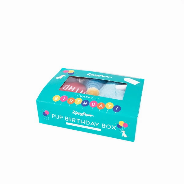 Zippy Paws - Birthday Box Blue