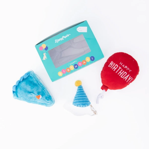 Zippy Paws - Birthday Box Blue