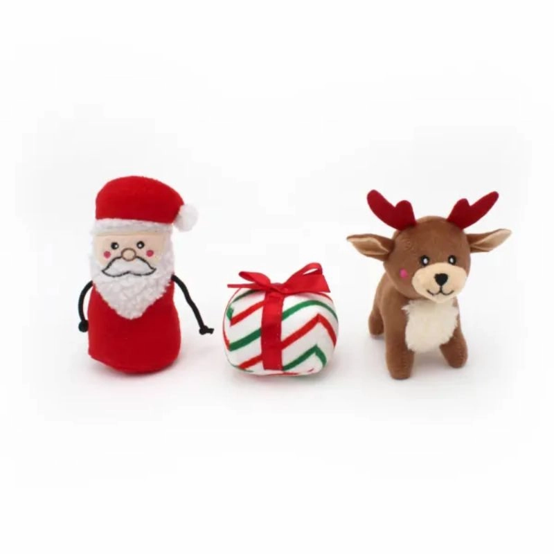 ZippyPaws - Holiday Burrow - Santa's Sleigh