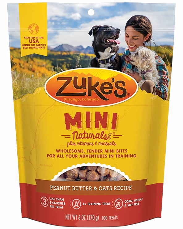 Zuke's Mini Naturals Peanut Butter & Oats Recipe